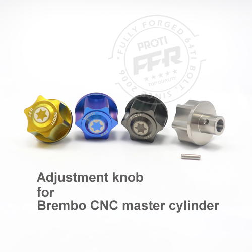 Proti Forged Titanium Adjuster Knob for Brembo Billet Racing